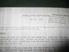 1162-i Amco Mg Mgb Convertible Top Installation Instruction Sheet By