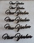 569955 11744 Chrysler Six New Yorker Gold Script Emblem Studs