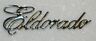 12.182a Usa Parts Supply Cadillac Eldorado Trunk Script New Gm Licensed