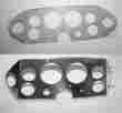 1350854x1 Studebaker Avanti Instrument Board Overlay N.o.s