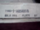 14064185 14054858 Chg To Gm