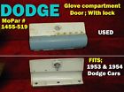 1455-519 Dodge Glove Box Door With Lock Hinge