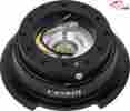 152784bk N A Black With Diamond Cut Flared Ring 6 Bolt Generation 2.8 Quick Release System