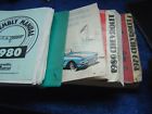 19631982 Corvette Misc Shop Manuals Fasteners Weather Strips Floor Mats Etc