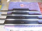 1988-91 4 Door Complete Plates Black Piece Scuff Oem Set Cadillac Seville Sill
