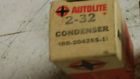 1bb-2042-ss1 2-32 Autolite Nos Condensor Assembly
