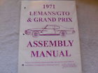 20-371 Generals Store Pontiac Gto Lemans Grand Prix Assembly Manual