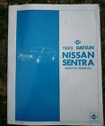 20104 Nissan Original 1983 Service Manual Oem Pn Not A Reprint