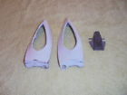 2417745 2417744 Mopar Dodge Polara Front Fender Medallion Base Pair