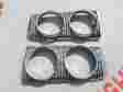 2578302 1966 Dodge Polara Monaco Headlight Doors Rings Pair