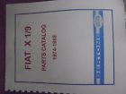 3395-96 Fiat Bertone Parts Book Manual Pictures And Part Numbers