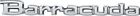 3505456 Mopar Barracuda Door And Tail Panel Emblem