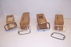 3587387 3621680 3621681 3587386 Mopar Nos Plymouth Cuda Front Turn Signal Bezels Lenses