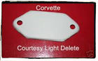 3721386 Corvette Courtesy Map Light Delete Plate