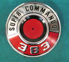 4-bbl 383 Super Commando With Red On Background.
