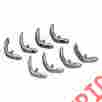 40-161658-1 Auto City Classic Full Size Chevy Rear Quarter Panel Louver Set Impala Bel Air Nomad 1958