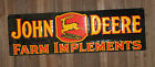 42x13 John Deere Sign Farm Equipment Large Vintage Style Signs Rustic Decor Tractor
