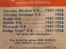 538-d Renberles Products New Old Stock Dual Point Distributor Plate Assembly