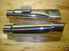 68-70 Exhaust 2 2-1 Tips Stainless " Steel Charger