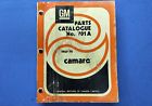 701a Gm Chevrolet Manual Book Camaro Master Parts Catalog Original