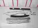 71cw1-3t3 Lh Rear Window Track Inner Door Hardware 1971-76 Gm Station Wagon