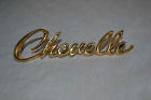 770129 Part Vintage Plated 1968 Cmd Chevelle Emblem Gold
