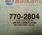 780-2804 80 " 8 Steel Size Rivet Balkamp 3 Large Napa Head Tubular Button 770-2804