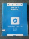 81-270-8001 Mopar Dodge Plymouth Rwd Service Manual Avenue Diplomat Gran Fury
