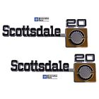 349691 9922 Trim Parts Chevy Scottsdale Pick Up Truck Front Fender Emblem