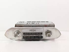 Acdelco 7279922 1960s Chevy Nova In-dash Radio With Faceplate Bezel Untested For Parts