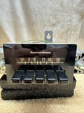 Amc 2ra1402 R 69 Vintage 1974 American Motors Am Radio #2ra1402 Tested Nos