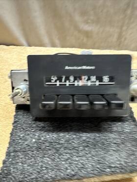 Amc 2ra1524 R 67 Vintage 1970 S American Motors Am Radio #2am1609 Tested Nos