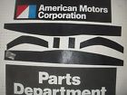 Amc Amx Javelin Trough Fender Water Shield Repair Kit Watershields