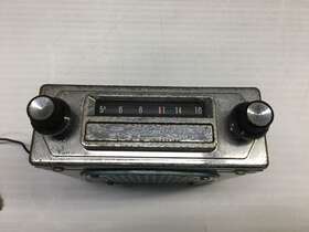 P-4152 America Radio 586890 Vintage American 6-12 Volt Or Neg Ground Am Car Built In Speaker