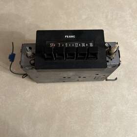 3236164 American Motors Amc Am Push Button Radio Oem Inch Un-tested Model