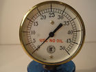 Early1900 Antique Moto Old Brass Pressure 3194 System Meter 31 Rod Deco Car Duece Truck Nice Art Gauge Cooling Hot