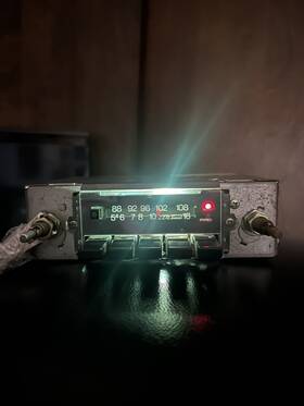 80-im-mpx Audiovox Works Oem Vintage Am/fm Stereo Car Radio Rare 1970 S 1980