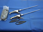 B9039r B9039l New 1959 1960 Chevrolet Chevy Impala Belair Rear Slanted Telescopic Antenna Pair