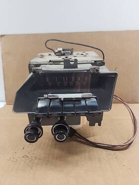 D0aa-19a241 Bendix 69-70 Ford Galaxie 500 Factory Am Fm Radio Oem Untested