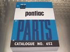 Catalog Pontiac 1964 1960 1959 1965 1963 Parts Canadian Master 58-65 1961 Print Early 1962 1958
