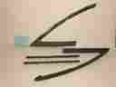 Ch102 1966 1967 Chevelle 2 Dht Conv Vent Seal Or Weatherstrip Set Pair