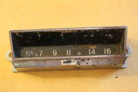 7273074 Chevrolet Vintage Chevy Am Radio Front-metal With Station Tuning Numbers-part# 5
