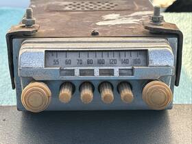 Chevrolet 985696 1941 41 Chevy Car Truck Radio Stereo Push Button With Speaker
