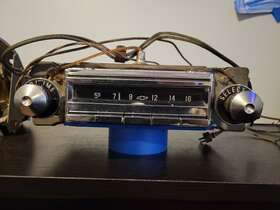 987086 Chevrolet 1955 1956 55 56 Chevy Bel Air Wonder Bar Am Radio Stereo Working