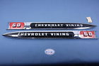 3753144 Chevrolet Viking 1959 Pair Truck Pickup Nos Emblems 3753143 60 Hood