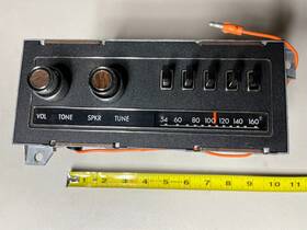 3501639 Chrysler Vintage Mark Ii 2 Radio Tuner In Dash Model