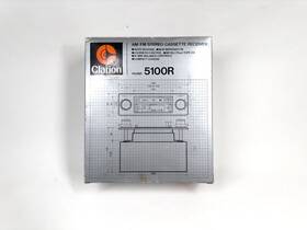Pe-581a Clarion Vtg 5100r Am/fm Stereo Cassette Receiver Untested For Parts Only Read