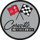 Corvette Classic Sign Chevy Ray Metal Large25.5 Flags Steel Sting Chevrolet "