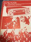 T688 Craig Am Fm Cassette Car Stereo