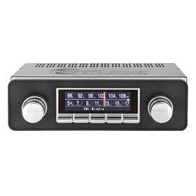 Custom Autosound Cam-cae-850 Usa-850 Black Bezel Radio Chevy Camaro 67-68